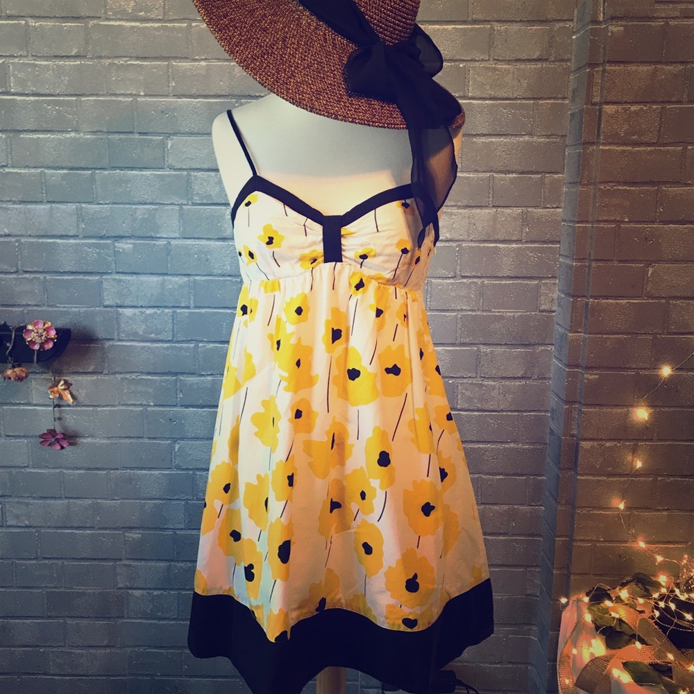 Forever21 babydoll floral tunic / mini dress